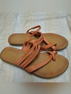 B.O.C Born Alisha Flip Flop Slip On Sandals Women’s 10 M Light Brown New